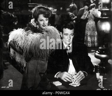 Pellicola originale titolo: Fiamma di Barbary Coast. Titolo inglese: Fiamma di Barbary Coast. Regista: JOSEPH KANE. Anno: 1945. Stelle: John Wayne. Credito: Repubblica Pictures / Album Foto Stock