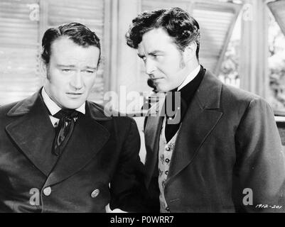 Pellicola originale titolo: sfruttare il vento selvaggio. Titolo inglese: sfruttare il vento selvaggio. Regista: CECIL B DEMILLE. Anno: 1942. Stelle: John Wayne; RAY MILLAND. Credito: Paramount Pictures / Album Foto Stock