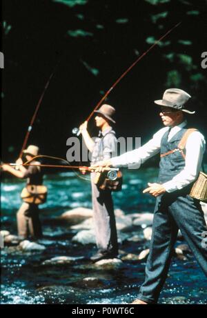 Pellicola originale Titolo: Un fiume scorre attraverso di essa. Titolo italiano: Un fiume scorre attraverso di essa. Regista: Robert Redford. Anno: 1992. Credito: Columbia Pictures / Album Foto Stock