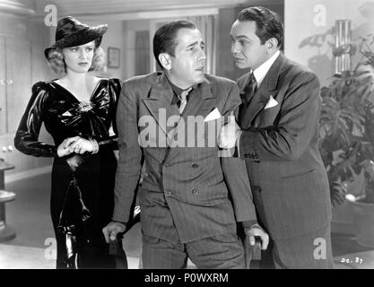 Pellicola originale titolo: L'INCREDIBILE DR. CLITTERHOUSE. Titolo inglese: il sorprendente IL DR. CLITTERHOUSE. Regista: Anatole Litvak. Anno: 1938. Stelle: Humphrey Bogart; CLAIRE TREVOR; Edward G. Robinson. Credito: prima nazionale/WARNER BROTHERS / Album Foto Stock