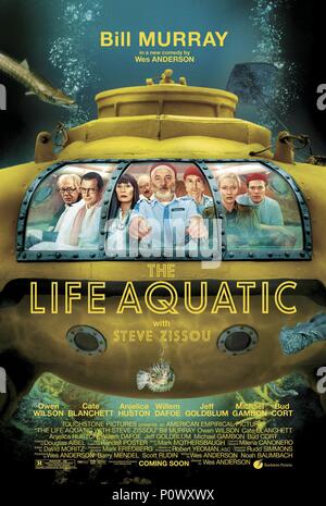 Pellicola originale titolo: la vita acquatica di STEVE ZISSOU. Titolo italiano: la vita acquatica di STEVE ZISSOU. Regista: Wes Anderson. Anno: 2004. Credito: Touchstone Pictures / Album Foto Stock