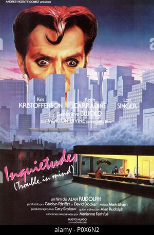 Pellicola originale titolo: Trouble in mente. Titolo inglese: Trouble in mente. Regista: ALAN RUDOLPH. Anno: 1985. Credito: RAINCITY/VIVO / Album Foto Stock