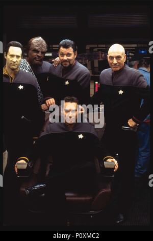 Pellicola originale titolo: Star Trek: Nemesis. Titolo inglese: Star Trek: Nemesis. Regista: Stuart Baird. Anno: 2002. Stelle: Patrick Stewart; Brent Spiner; Michael Dorn; JONATHAN FRAKES. Credito: Paramount Pictures / Album Foto Stock