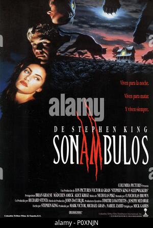 Pellicola originale titolo: SLEEPWALKERS. Titolo inglese: SLEEPWALKERS. Regista: MICK GARRIS. Anno: 1992. Credito: Columbia Pictures / Album Foto Stock