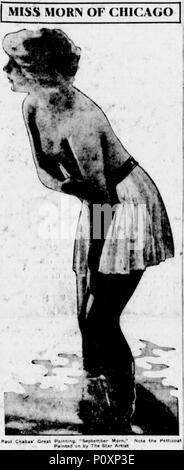 'Miss mattino' di Chicago, 1913. Foto Stock