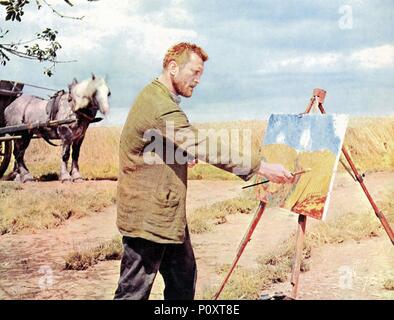 Pellicola originale titolo: Lussuria per la vita. Titolo inglese: Lussuria per la vita. Regista: Vincente Minnelli. Anno: 1956. Stelle: Kirk Douglas. Credito: M.G.M / Album Foto Stock