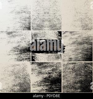 Set di tessili texture grunge sfondi. Illustrazione Vettoriale