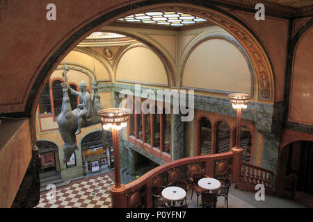 Repubblica Ceca, Praga, Pasaz Rokoko Gallery, interna Foto Stock