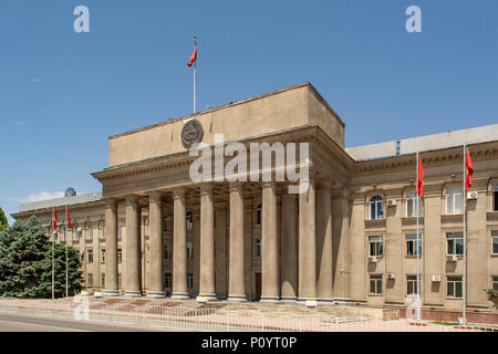 La Casa del Parlamento, Bishkek, Kirghizistan Foto Stock