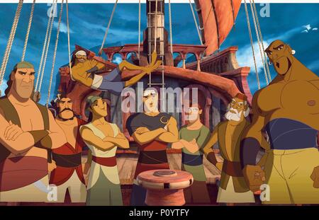 Pellicola originale titolo: SINBAD: la leggenda dei sette mari. Titolo inglese: SINBAD: la leggenda dei sette mari. Regista: PATRICK GILMORE; TIM JOHNSON. Anno: 2003. Credito: DREAMWORKS SKG / Album Foto Stock