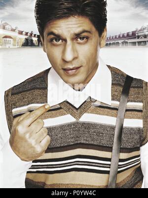 Pellicola originale titolo: MAIN HOON NA. Titolo inglese: MAIN HOON NA. Regista: FARAH KHAN. Anno: 2004. Stelle: Shah Rukh Khan. Credito: EROS ENTERTAINMENT / Album Foto Stock