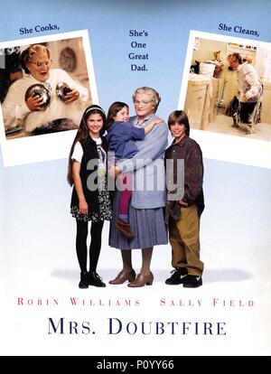 Pellicola originale titolo: MRS. DOUBTFIRE. Titolo inglese: MRS. DOUBTFIRE. Regista: Chris Columbus. Anno: 1993. Credito: 20TH CENTURY FOX / Album Foto Stock
