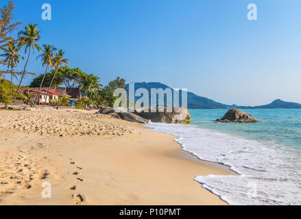 Tramonto sull'isola di Samui in Thailandia. Lamai Beach. Foto Stock