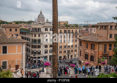 Piazza di Spagna, Roma, Italia Foto Stock