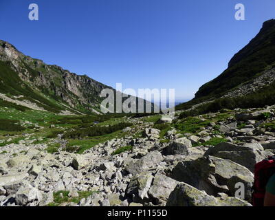Picco Malyovitsa sulla montagna Rila in Bulgaria in estate Foto Stock