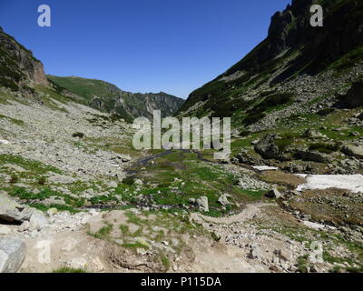 Picco Malyovitsa sulla montagna Rila in Bulgaria in estate Foto Stock