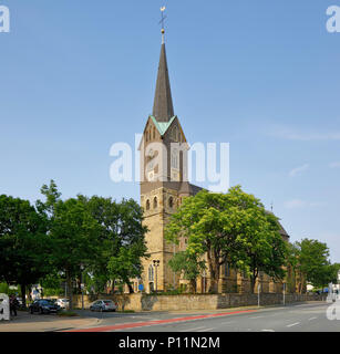 D-Marl, la zona della Ruhr, Westfalia, Renania settentrionale-Vestfalia, NRW, D-Marl-Alt-Marl, chiesa parrocchiale di San Giorgio Foto Stock