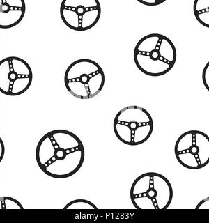 Icona volante seamless pattern sfondo. Il concetto di Business illustrazione vettoriale. Ruota auto modello di simbolo. Illustrazione Vettoriale