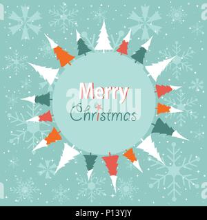 Buon Natale cartolina Illustrazione Vettoriale