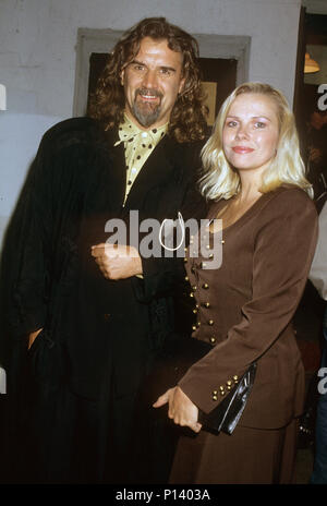 BILLY CONNOLLY comico scozzese con la moglie Pamela Stephenson circa 1990 Foto Stock