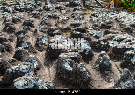 Lan Hin Taek di Phu Hin Rong Kla parco nazionale in Thailandia Foto Stock