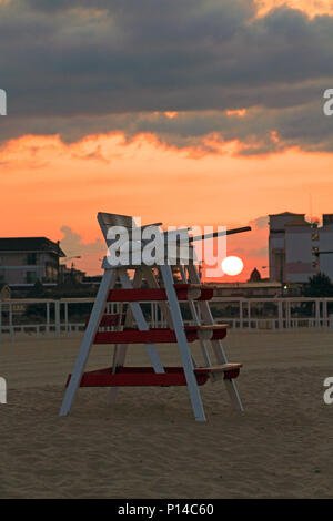 Strumenti del commercio bagnino, Cape May, New Jersey, STATI UNITI D'AMERICA Foto Stock
