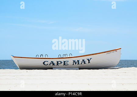 Strumenti del commercio bagnino, Cape May, New Jersey, STATI UNITI D'AMERICA Foto Stock