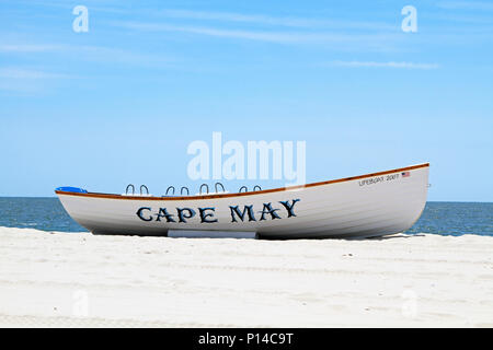 Strumenti del commercio bagnino, Cape May, New Jersey, STATI UNITI D'AMERICA Foto Stock