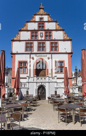 Il municipio storico nel centro di Bad Salzuflen, Germania Foto Stock