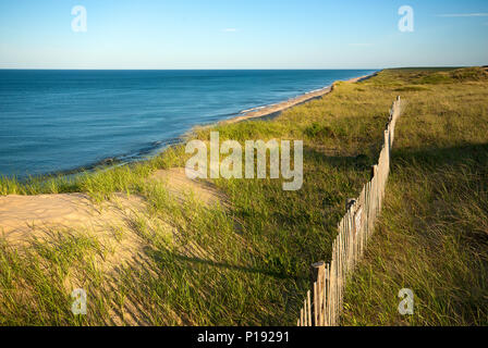 Marconi beach, Wellfleet, Barnstable County, Cape Cod National Seashore, Massachusetts, STATI UNITI D'AMERICA Foto Stock