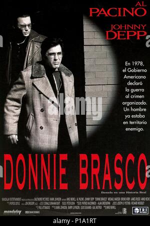 Pellicola originale titolo: Donnie Brasco. Titolo inglese: Donnie Brasco. Regista: Mike Newell. Anno: 1997. Credito: TRI STAR foto / Album Foto Stock