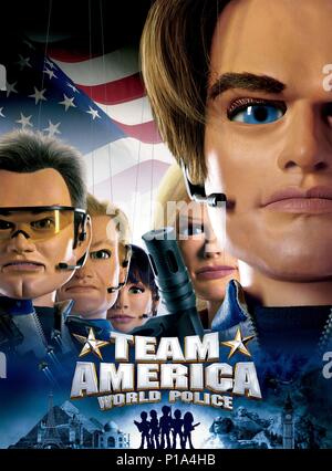 Pellicola originale titolo: TEAM AMERICA: polizia mondiale. Titolo inglese: TEAM AMERICA: polizia mondiale. Regista: TREY PARKER. Anno: 2004. Credito: Paramount Pictures / Album Foto Stock