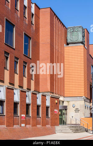 Leeds CROWN COURT DI leeds tribunali combinato leeds combinato centro corte leeds city centre yorkshire England Regno unito Gb europa Foto Stock