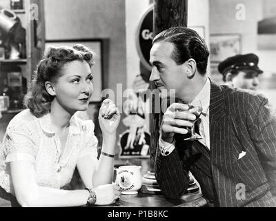 Pellicola originale titolo: IL PRIMO DI POCHI. Titolo inglese: Spitfire. Regista: LESLIE HOWARD. Anno: 1942. Stelle: David Niven. Credito: aviazione britannica foto / Album Foto Stock