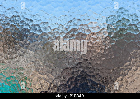 Bagno satinato vetro privacy pattern texture Foto Stock