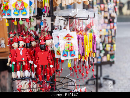 Pinocchio italiano giocattoli Foto Stock