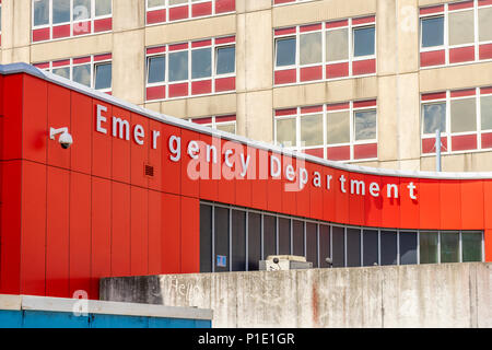 Pronto soccorso (ed) presso il General Hospital di Southampton, Inghilterra, Regno Unito Foto Stock