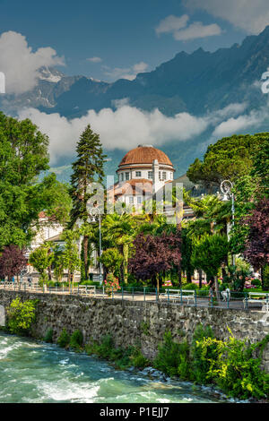 L'edificio Kurhaus di Merano - Merano, Trentino Alto Adige - Alto Adige, Italia Foto Stock