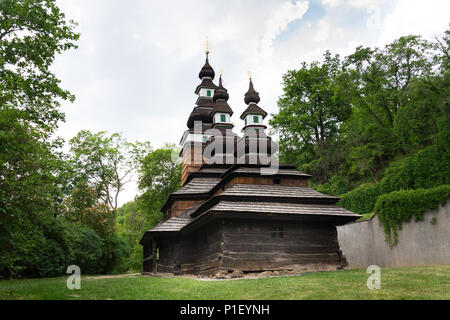 Carpazi Ruteni chiesa di San Michele Arcangelo, Petrin, Repubblica Ceca Foto Stock