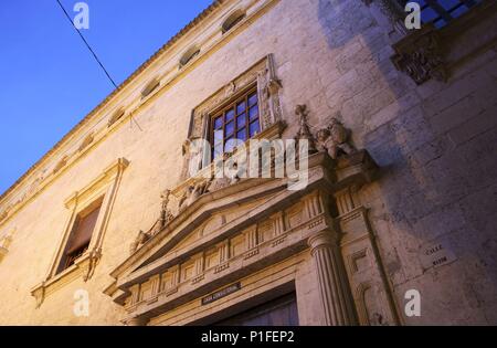 Spagna - Valencia regione autonoma - Alt Vinalopó (distretto) - Alicante. Villena; palacio renacentista / Ayuntamiento. Foto Stock