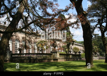 Margam Park aranciera impostato in country park port talboy swansea Foto Stock