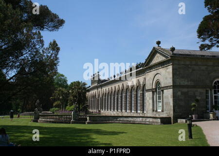 Margam Park orangerie, vicino a port talbot swansea Foto Stock