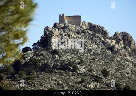 Spagna - La Vega Alta (distretto) - Murcia. Cieza; Castillo (ristoranti). Foto Stock