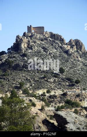 Spagna - La Vega Alta (distretto) - Murcia. Cieza; Castillo (ristoranti). Foto Stock