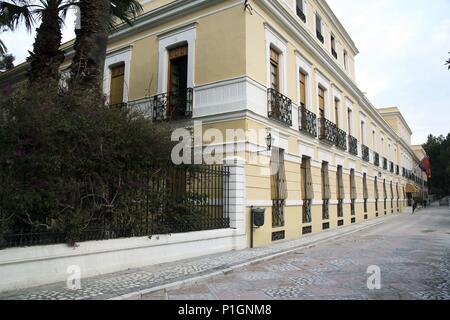 Spagna - La Vega Alta (distretto) - Murcia. Archena; Balneario de Archena; / Hotel Termas. Foto Stock