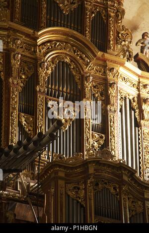 Spagna - Valencia regione autonoma - Baix Segura (distretto) - Alicante. Orihuela; Catedral; órgano barroco. Foto Stock