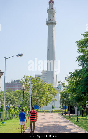 Shaheed Minar o Monumento Ochterlony Kolkatta India Foto Stock