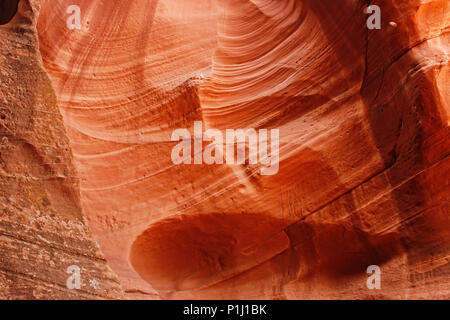 Pattern colorati di arenaria Navajo dallo Slot Canyon Arizona Pagina 5 Foto Stock