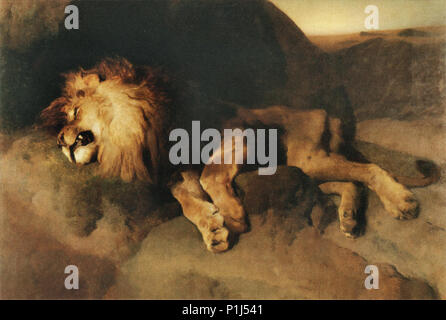 Landseer Sir Edwin Henry - i caduti Monarch (deserto) Foto Stock