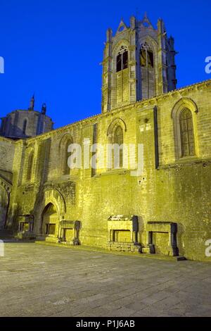 Spagna - Catalogna - Urgell (distretto) - Lerida. Vallbona de les Monges; monasterio de romanico / cisterciense de Santa María. Foto Stock